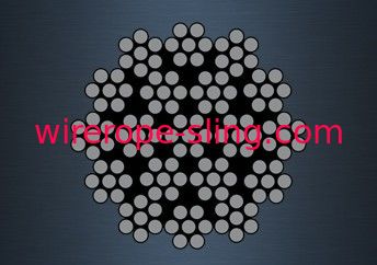 Corda de fio a pouca distância do mar do guindaste, estabilidade dimensional da corda resistente da rotação