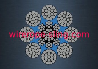 Não - padrão galvanizado liga da corda de fio ASTM para o guindaste móvel do porto