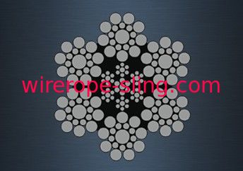 Resistência de abrasão da configuração do comum barato da corda de fio do guindaste de torre com núcleo de aço