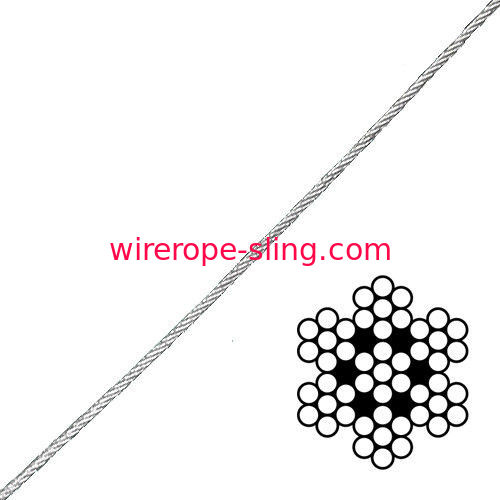 Cabo de fio dos aviões da categoria comercial, força galvanizada 920lb da ruptura da corda de fio