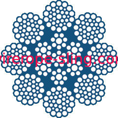 A corda de fio de levantamento não de giro, cabo de fio de aço da segurança para a carga do porto / descarrega