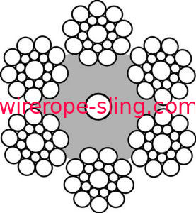 LKS especial - corda de fio de aço de F5E com o condutor bonde para plataformas da manutenção