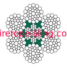 Guindaste de ponte que iça padrão revestido da classe B do zinco da corda de fio de aço LKS 6-1 P