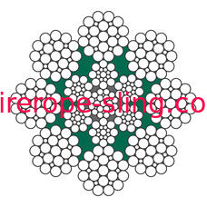 A corda de fio de aço telescópica LKS do trole do guindaste 8-1 P não deve usar-se com giro