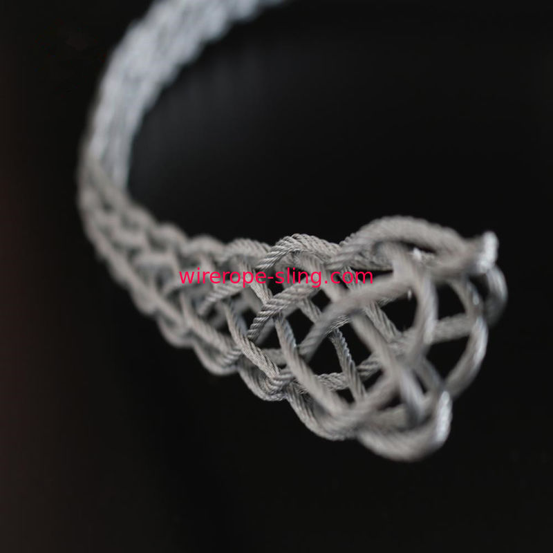 Único aperto de confecção de malhas da malha da trilha da peúga do cabo do estilingue da corda de fio da costa dobro do olho adiante