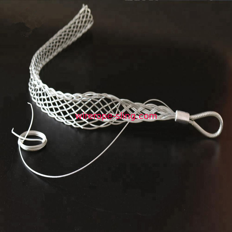 Aperto de cabo de arrasto lateral galvanizado quente do envoltório da corda de fio único para puxar do cabo