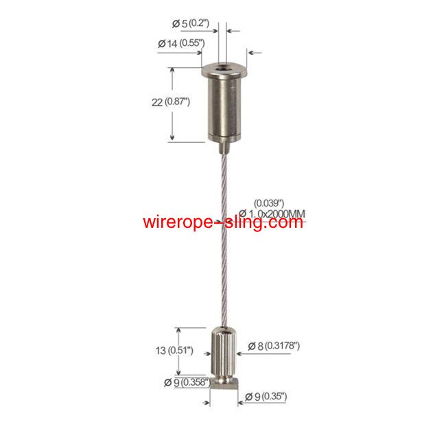 Lighting Hardware Linear Suspensão por FIO leve conjunto de suspensão ajustável YW86005