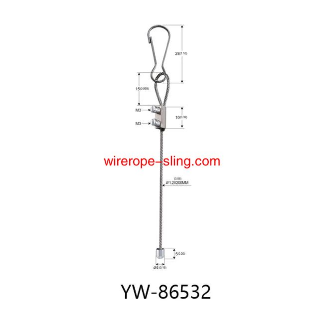 Sus Wire Rope Cable Slings With Dia Casting Stopper